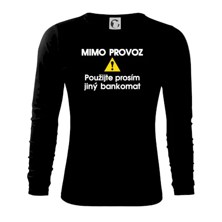 Mimo provoz - použijte jiný bankomat