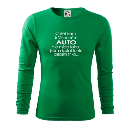 Chtěl jsem k Vánocům auto