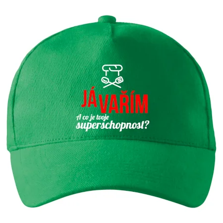 Já vařím - tvoje superschopnost? rovný nápis