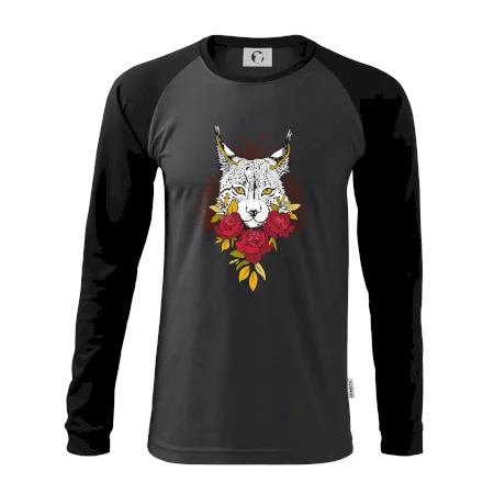 Rys s červenými růžemi  (Pecka design)