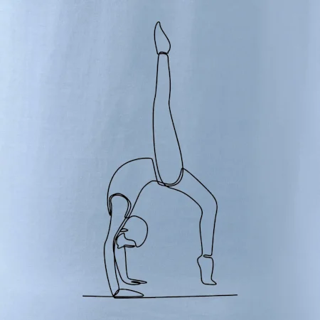 Gymnastika na rukou jedním tahem