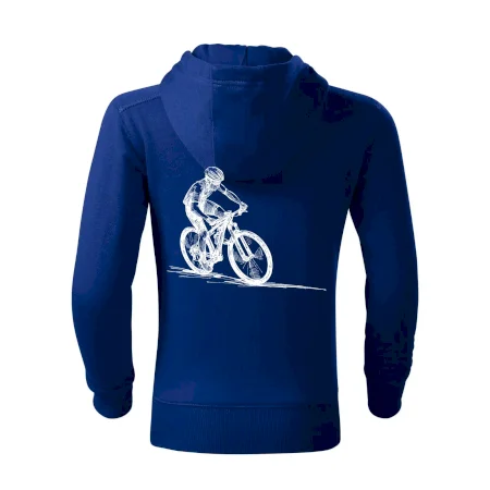 MTB kreslený cyklista