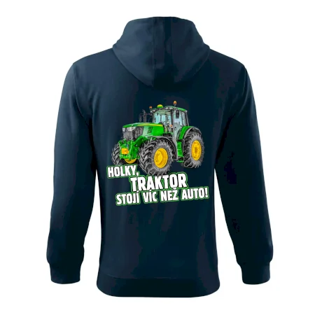 Holky, traktor stojí víc než auto