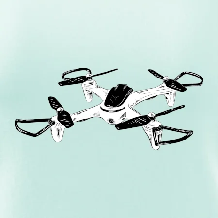 Dron kresba
