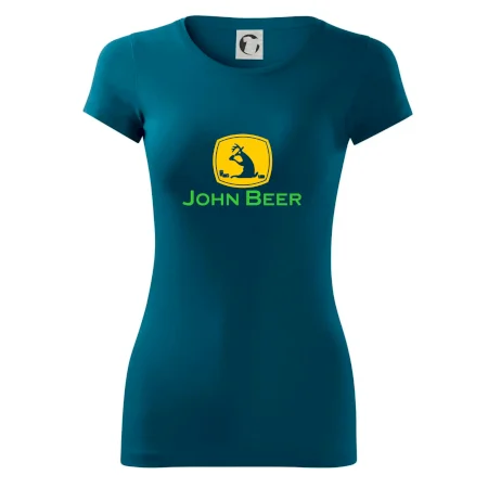 John Beer jelen s pivem