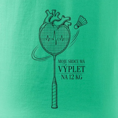 Badminton srdce s výpletem