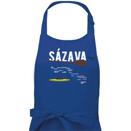 Mapa řeky Sázavy