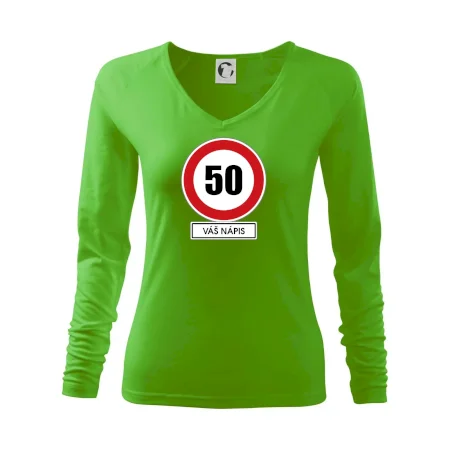 Dopravní značka - rychlost 50 - váš nápis