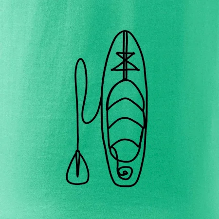 Paddleboard jedním tahem