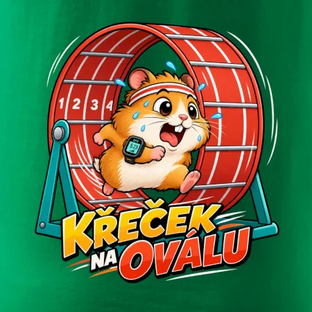 Běžecký křeček na oválu