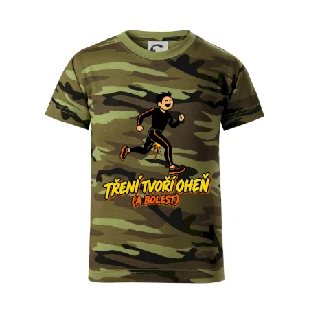 Běžecké tření tvoří oheň