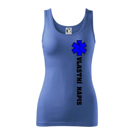 Hvězda života - vlastní nápis vpředu a vzadu