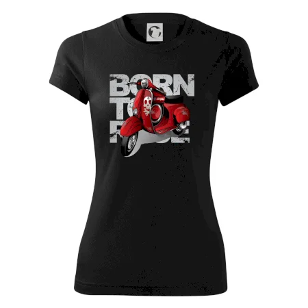 Scooter born to ride red