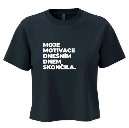MOJE MOTIVACE DNEŠNÍM DNEM SKONČILA.