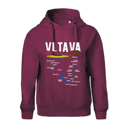 Mapa řeky Vltavy