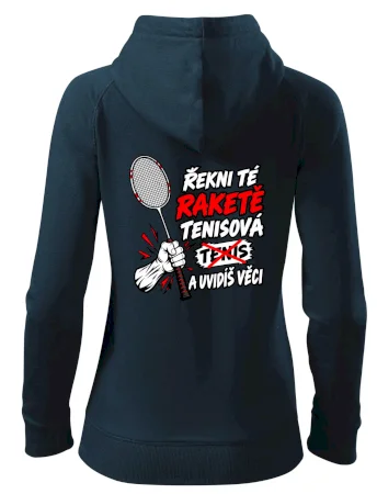 Badmintonová raketa není tenisová