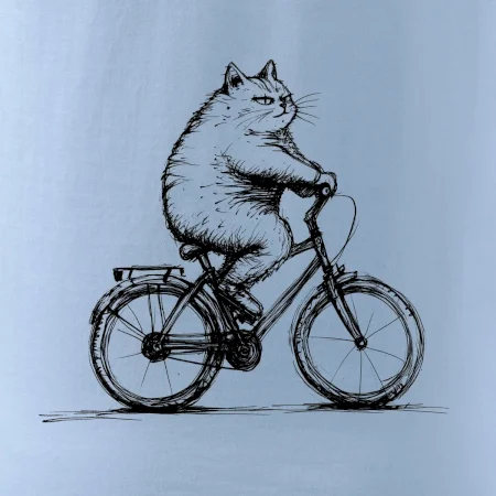 Tlustá kočka  na kole