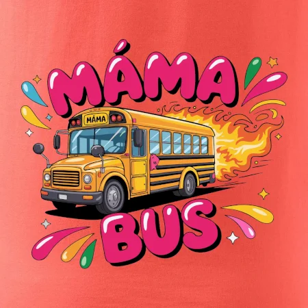 Máma bus - žlutý autobus
