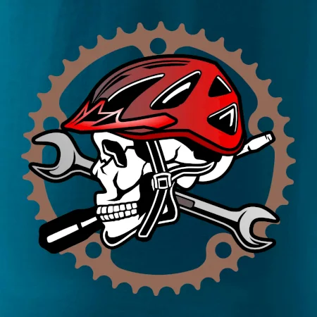Lebka biker opravář