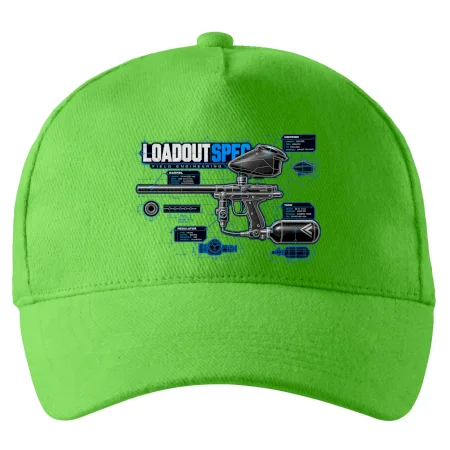 Technický výkres loadout spec paintball