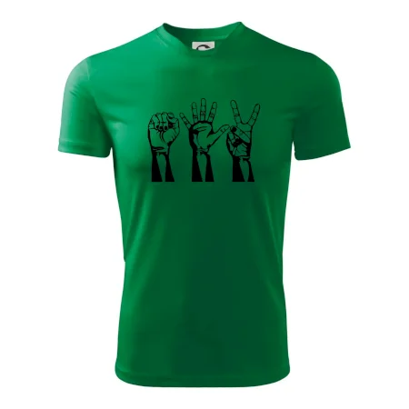 Kámen nůžky papír černé