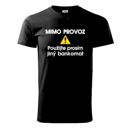 Mimo provoz - použijte jiný bankomat