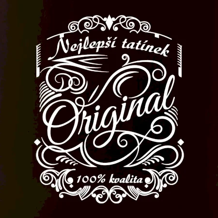Vintage nejlepší tatínek 100% kvalita