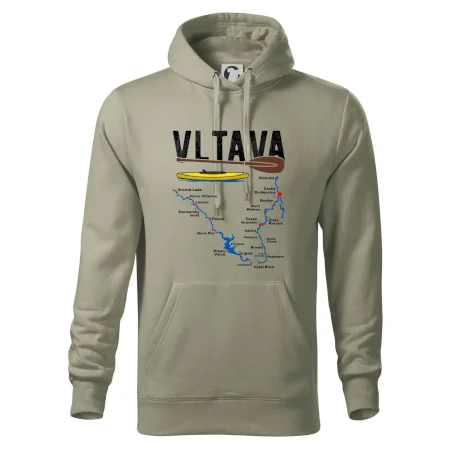 Mapa řeky Vltavy