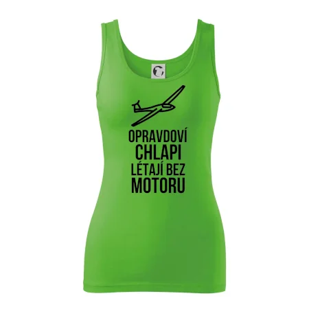 Opravdovi chlapi létají bez motoru