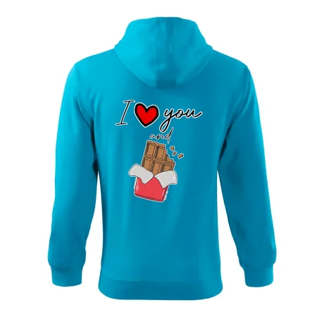 I love you and chocolate
