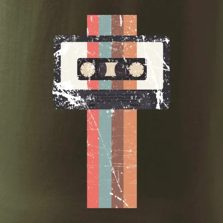 Retro kazeta - pruhy