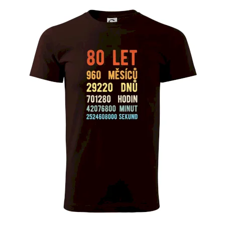 Narozeniny 80 přepočet času