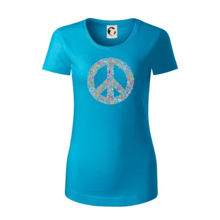 Peace symbol lístečky