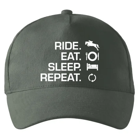 Ride Eat Sleep Repeat koně