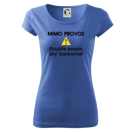 Mimo provoz - použijte jiný bankomat