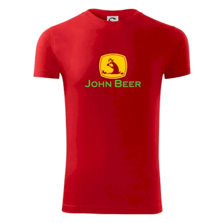 John Beer jelen s pivem