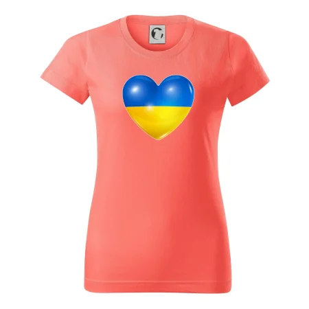 Ukrajina srdce vlajka
