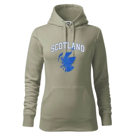 Scotland nápis s mapou
