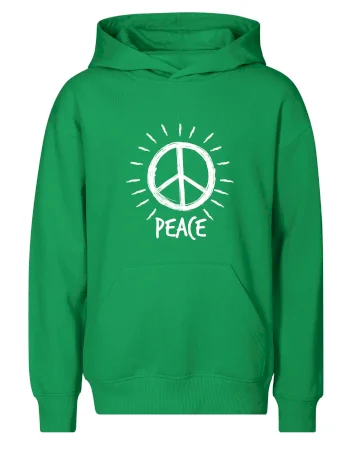 Peace symbol černobílý