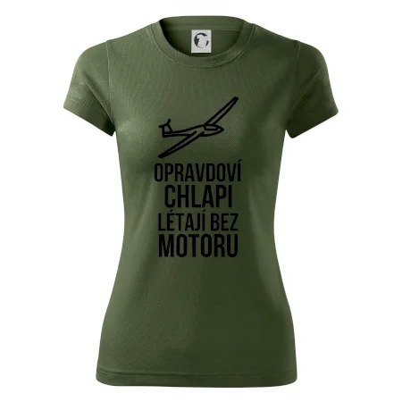 Opravdovi chlapi létají bez motoru