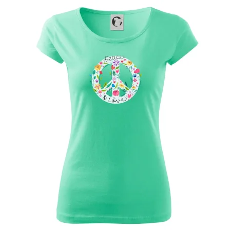 Peace and love symbol