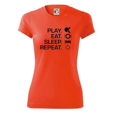 Stolní tenis - eat sleep