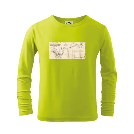 Mapa Báňské dráhy z Moravské Ostravy do Doubravy