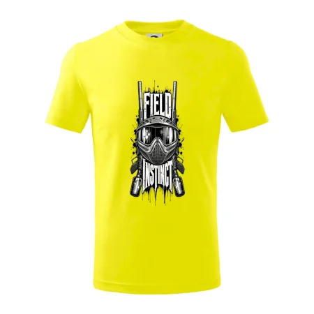 Černobílá maska field instinct paintball