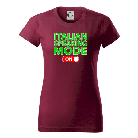 Italian speaking mode - ON