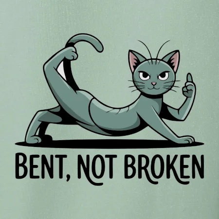 Bent, not broken zelená kočka