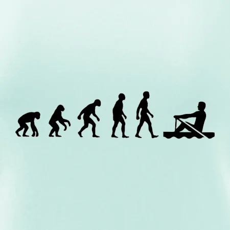 Evoluce veslování 1 človek