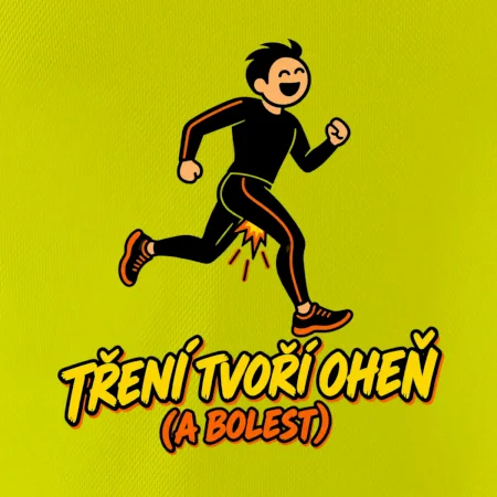 Běžecké tření tvoří oheň