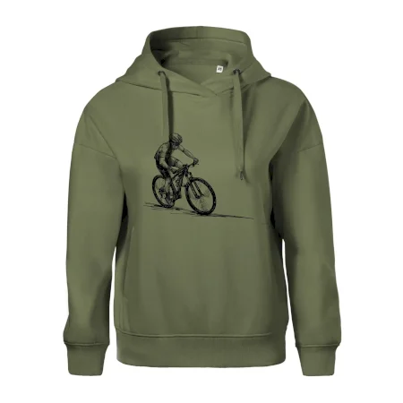 MTB kreslený cyklista