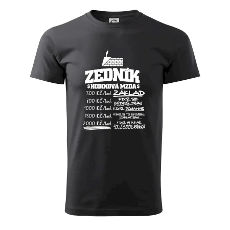Hodinová mzda zedník